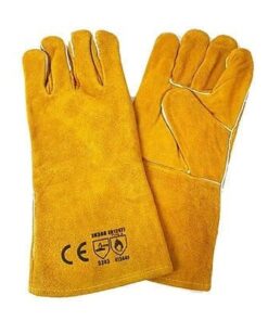 Găng Tay Da Hàn Chịu Nhiệt GNC, Chống Cháy, Chống Mài Mòn, EN388