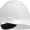 Nón Bảo Hộ Có Vành 3M H-701R Màu Trắng, H-700 Series Hard Hat with Four Point Ratchet Suspension
